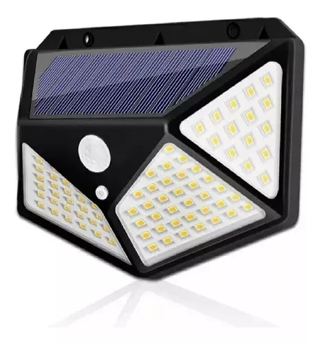 Lámpara solar 100 luces led exteriores - Imagen 4