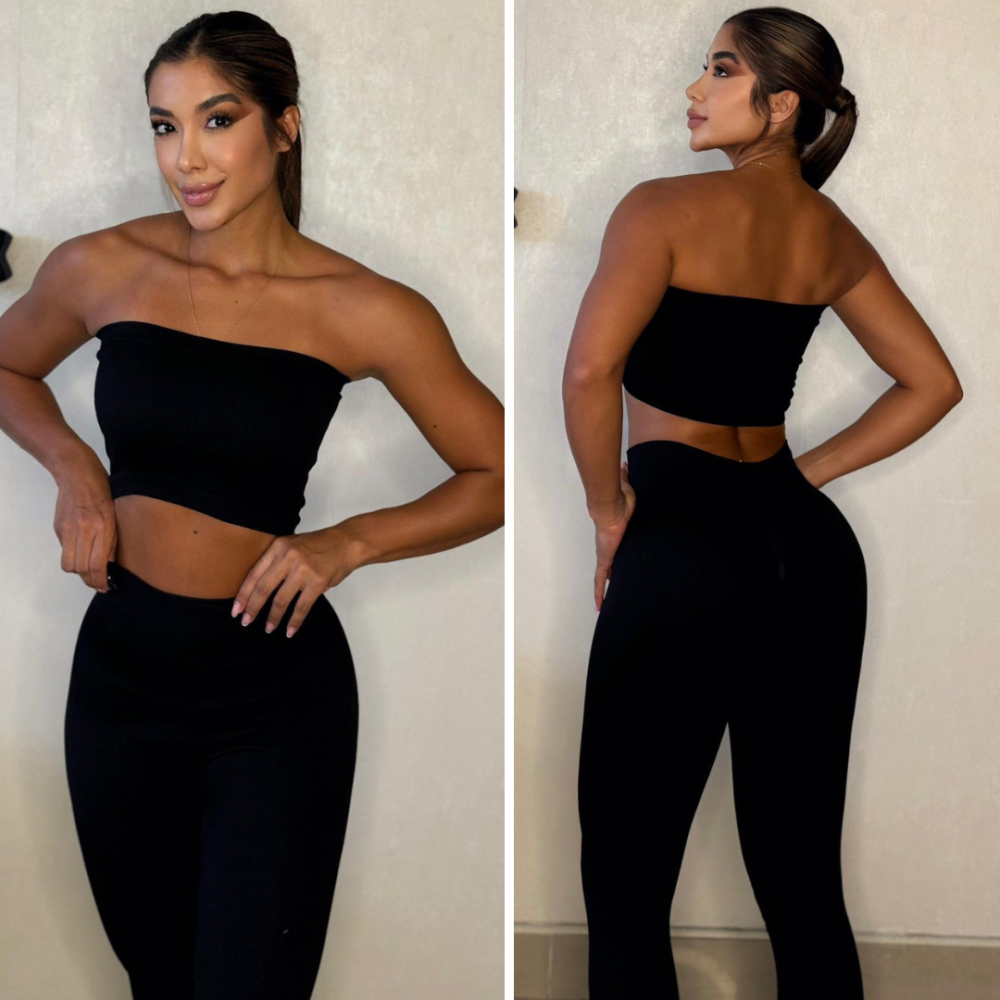 Conjunto americano leggins + top