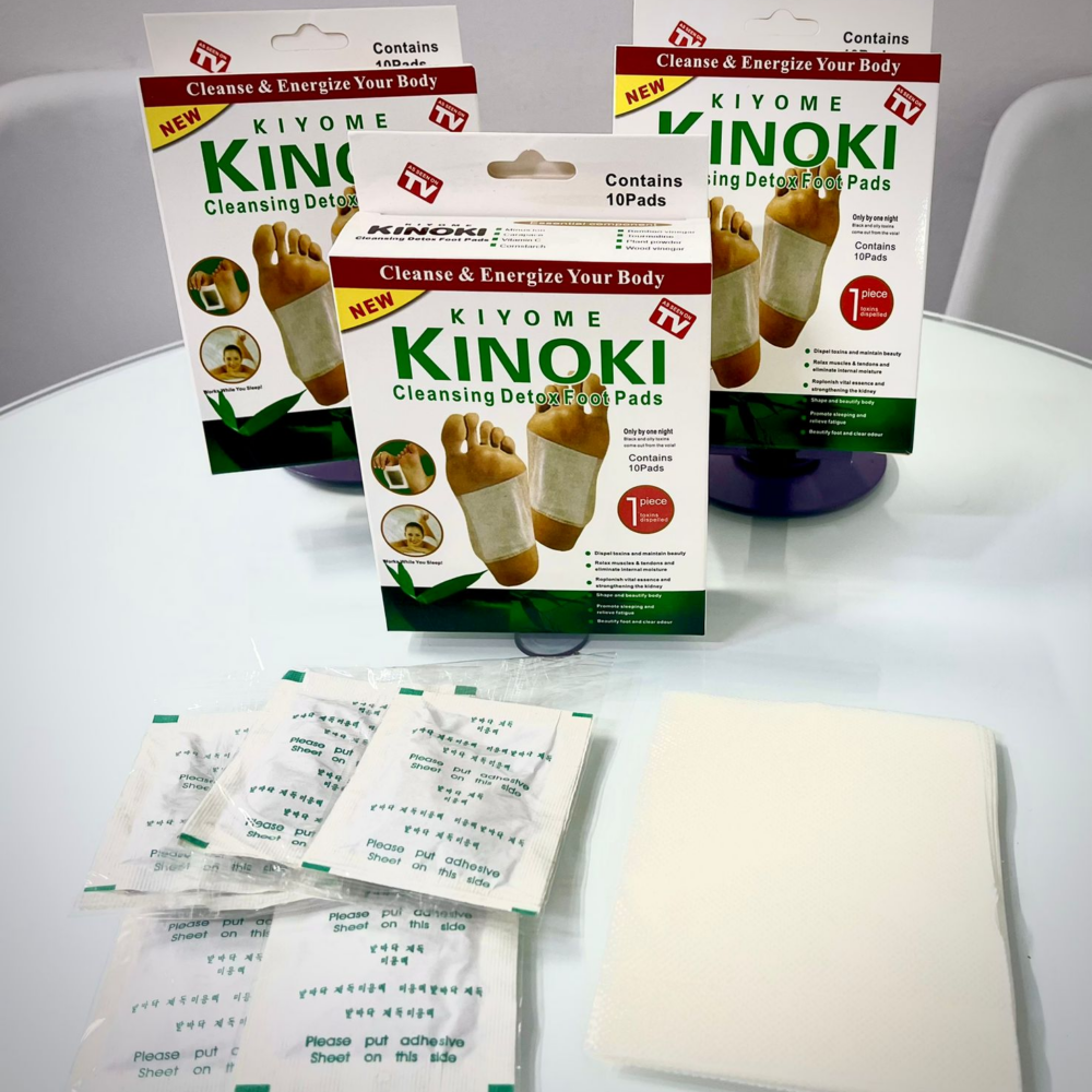20 PARCHES DETOX KINOKI PARA PIES