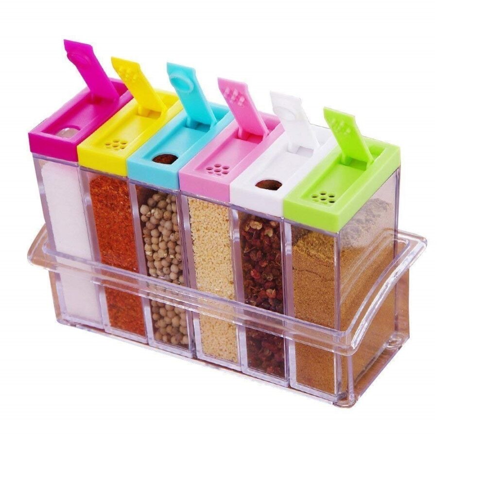 Set 6 Frascos Organizadores Especieros M